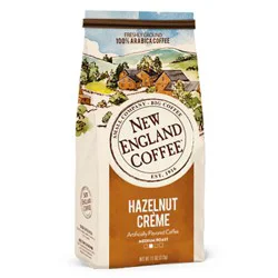 New England Coffee Medium Roast Hazelnut Creme Coffee 11 oz