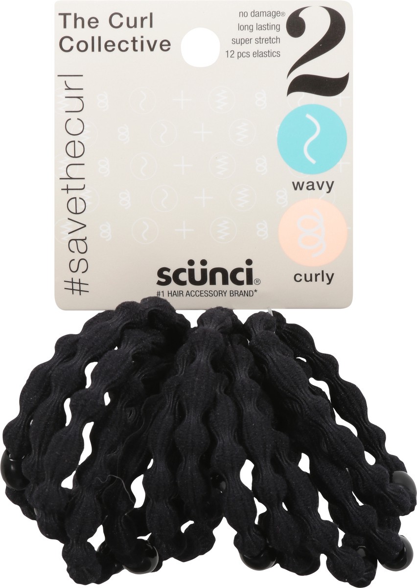 slide 6 of 9, scünci The Curl Collective 2 Curly Hair Bands 12 ea, 12 ct