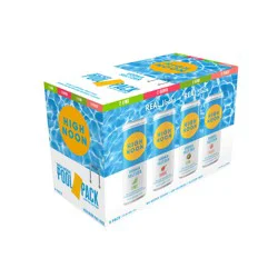High Noon Pool Pack Vodka Hard Seltzer Variety Pack 8 355ml Cans