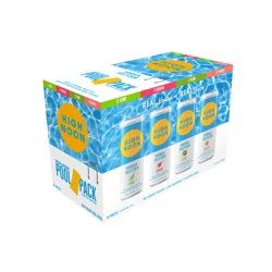 High Noon Pool Pack Vodka Hard Seltzer Variety Pack 8 355ml Cans