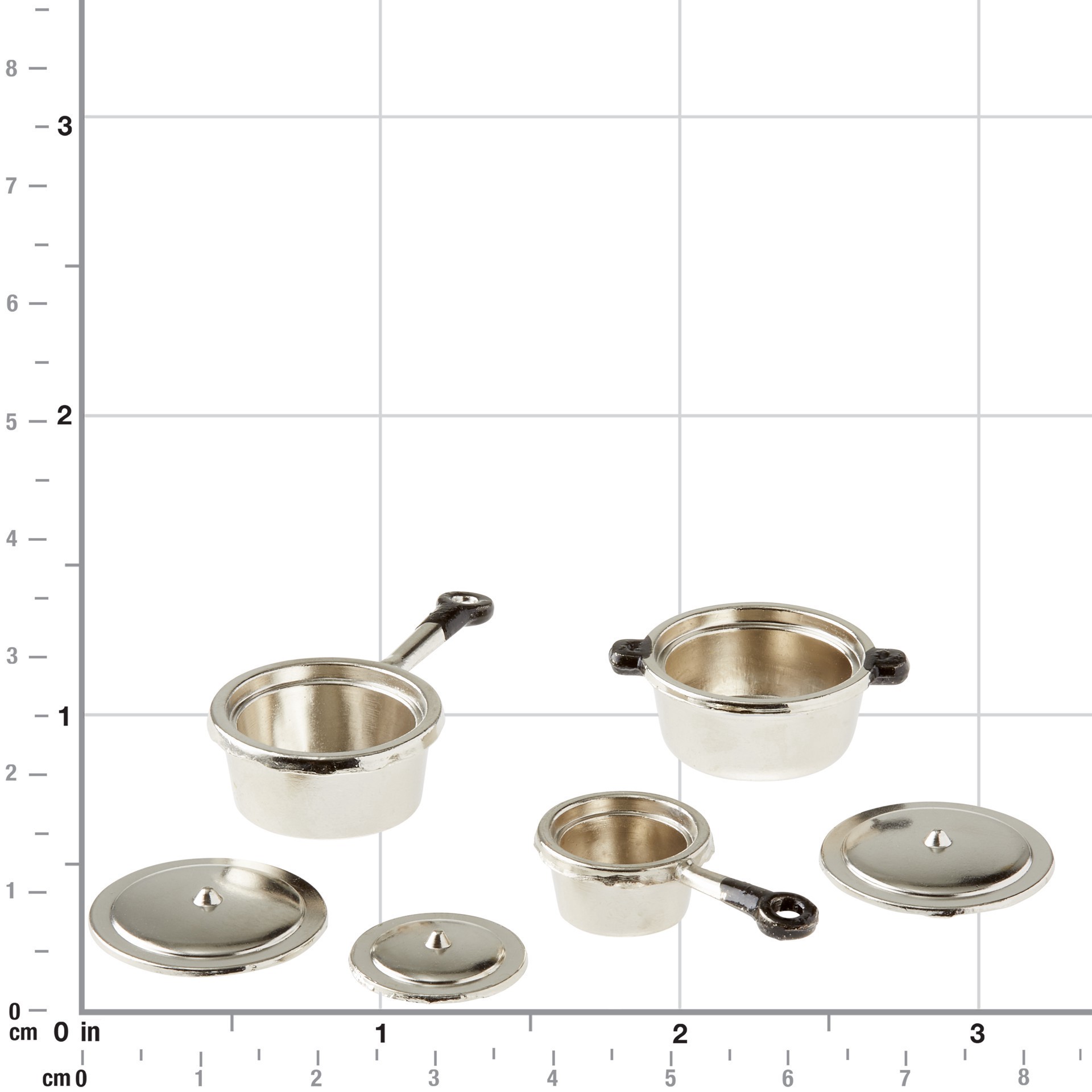slide 4 of 9, Miniatures Cookware By Make Market, 0.875 in x 1.1875 in x 1.1875 in