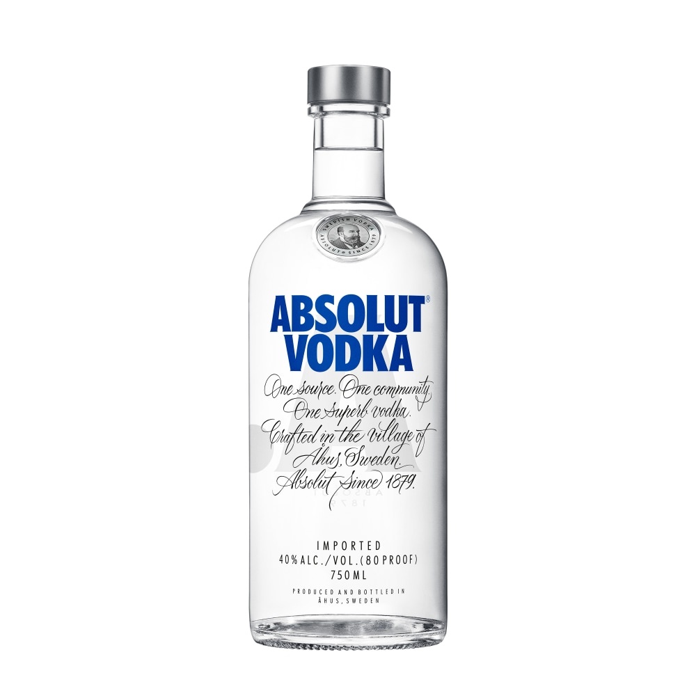 slide 1 of 2, Absolut Vodka 80 Proof, 750 ml