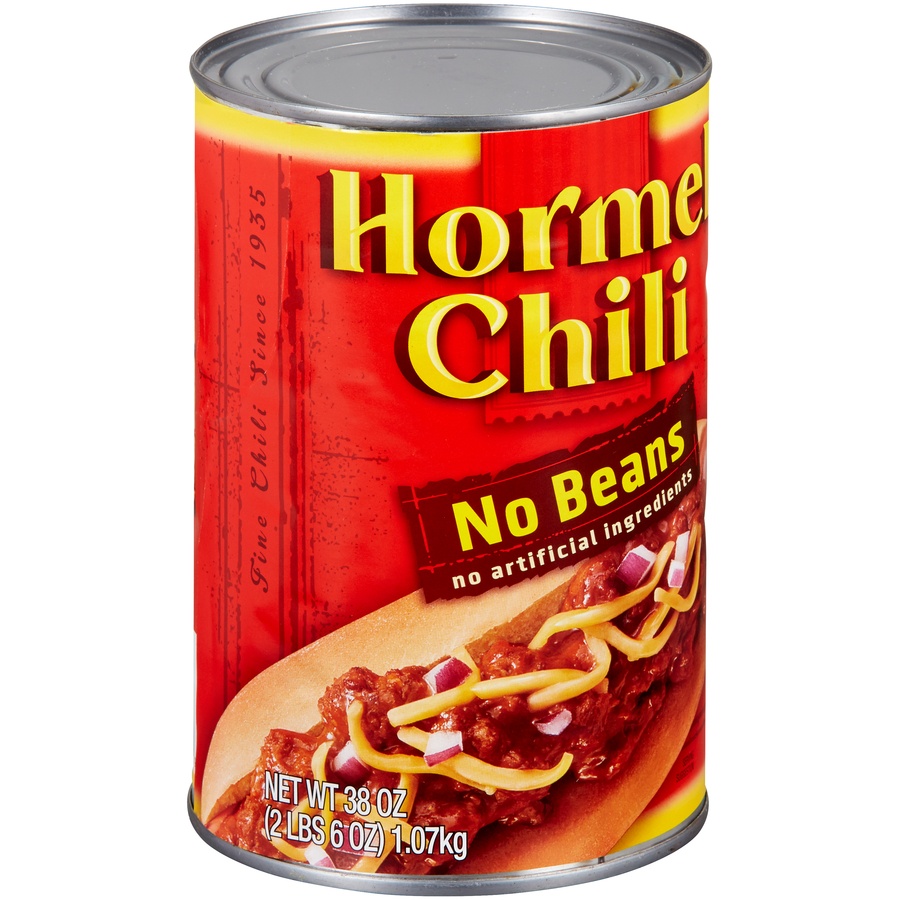slide 2 of 6, Hormel Chili With No Beans, 38 oz