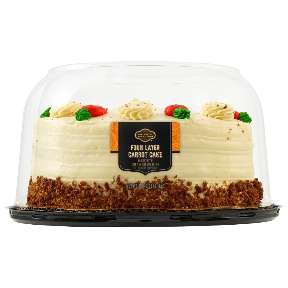 slide 1 of 4, Private Selection® Four Layer Carrot Cake, 1 ct