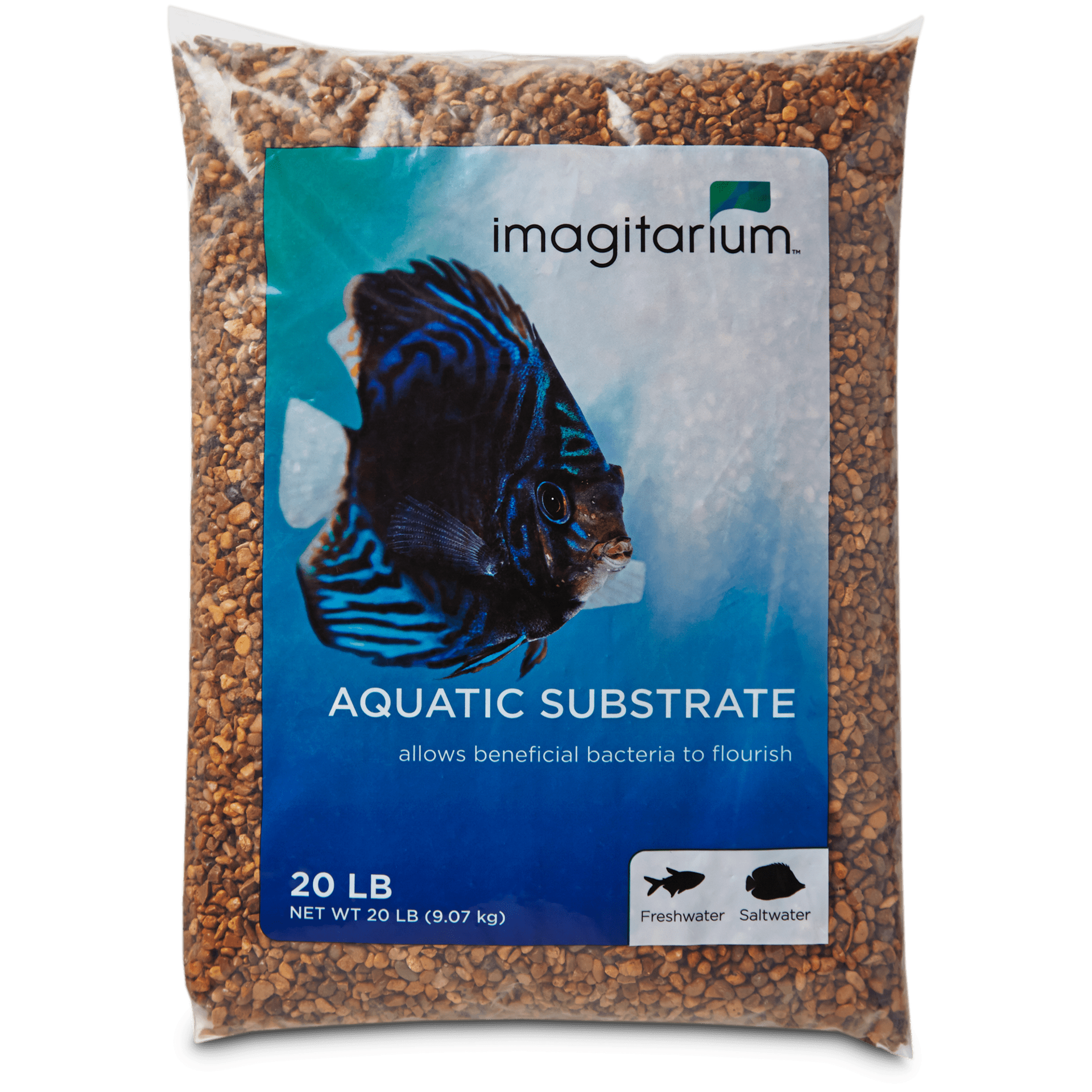 slide 1 of 1, Imagitarium Aztec Bronze Aquarium Gravel, 20 lb