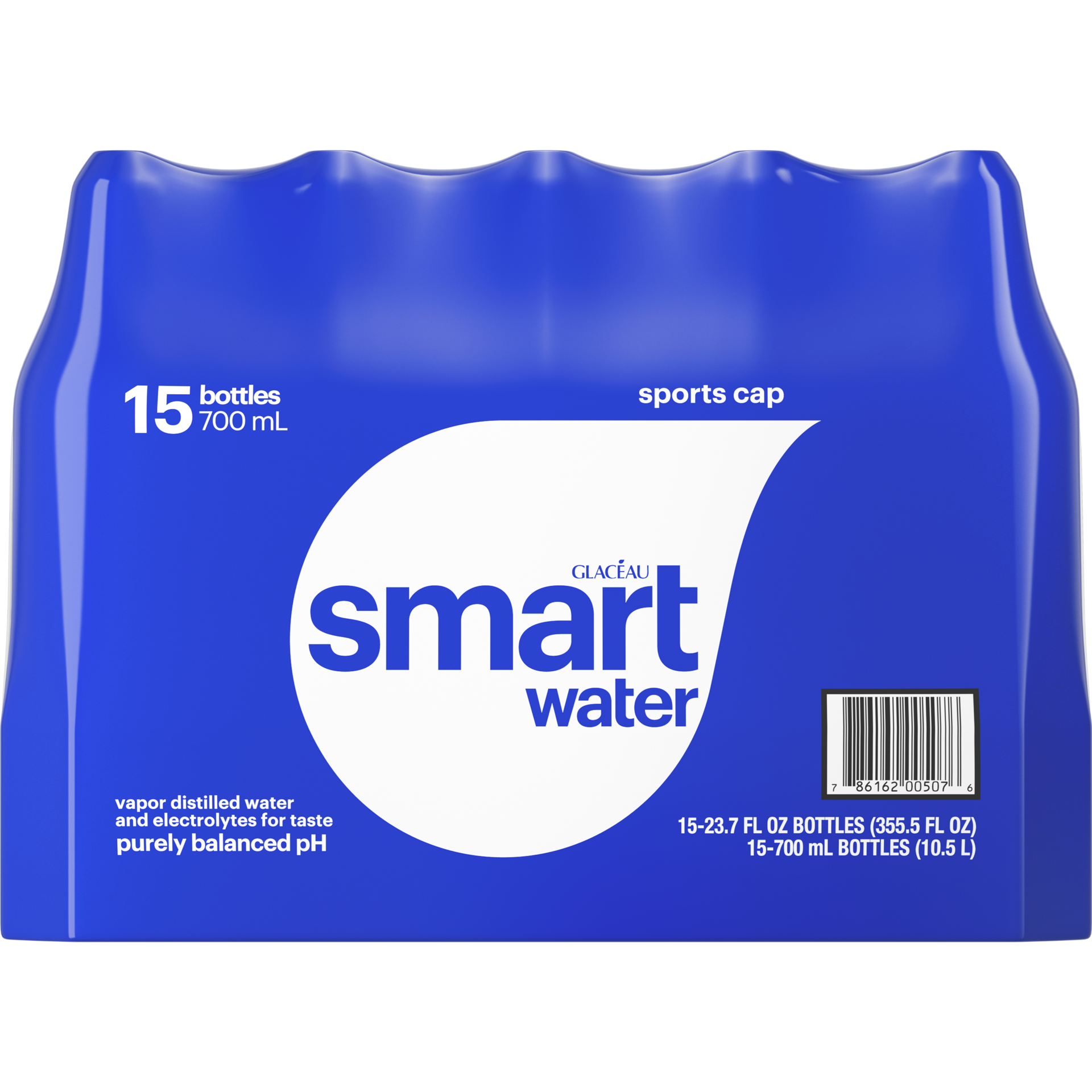 slide 5 of 5, smartwater nutrient-enhanced water Bottles, 23.7 fl oz, 15 Pack, 