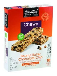 Essential Everyday Chewy Peanut Butter Chocolate Chip Granola Bar