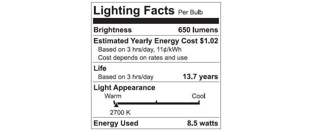 slide 8 of 9, GE 8.5 Watts LED+ Light Bulb 1 ea, 1 ct