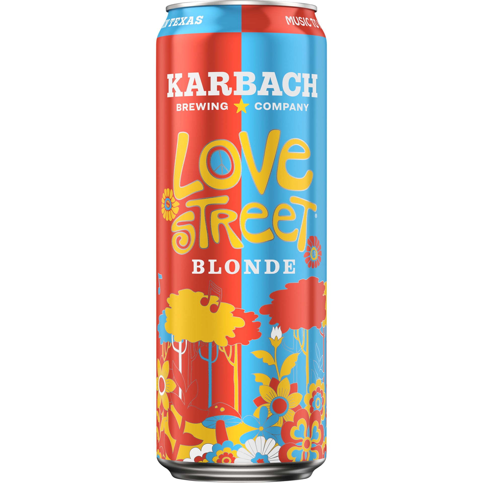 slide 2 of 2, Karbach Brewing Co. Love Street Blonde Beer, 25 fl. oz. Can, 4.9% ABV, 25 fl oz