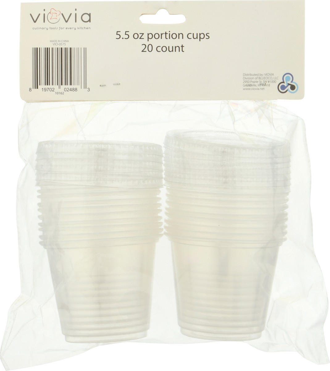 slide 5 of 9, Viovia Portion Cups, 5.5 oz, 20 ct