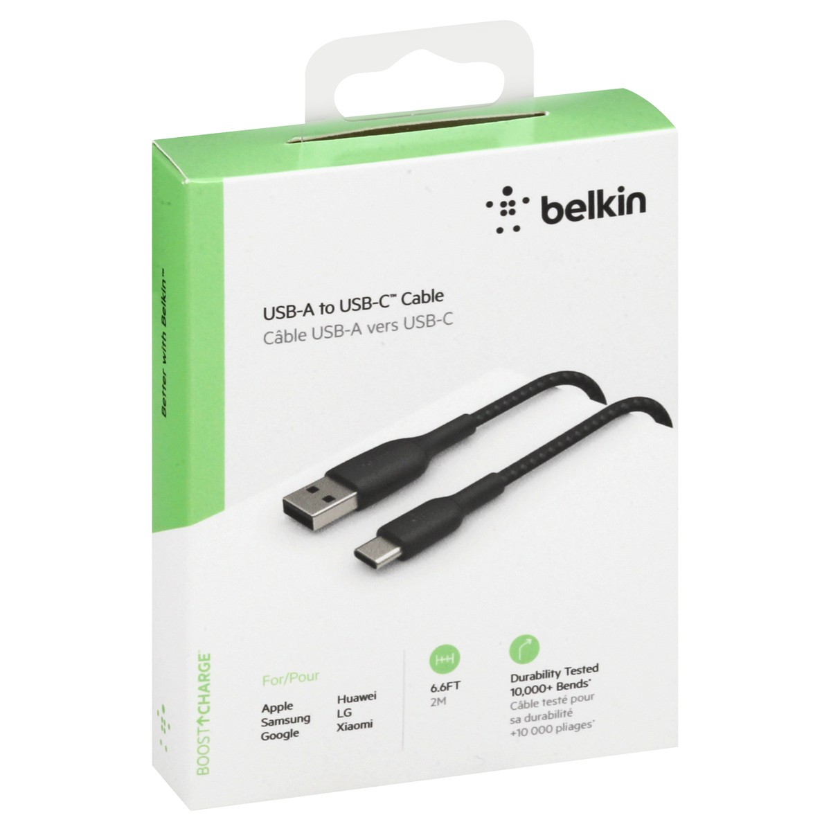 slide 3 of 9, Belkin BoostCharge 6.6 Feet USB-A to USB-C Cable 1 ea, 1 ct