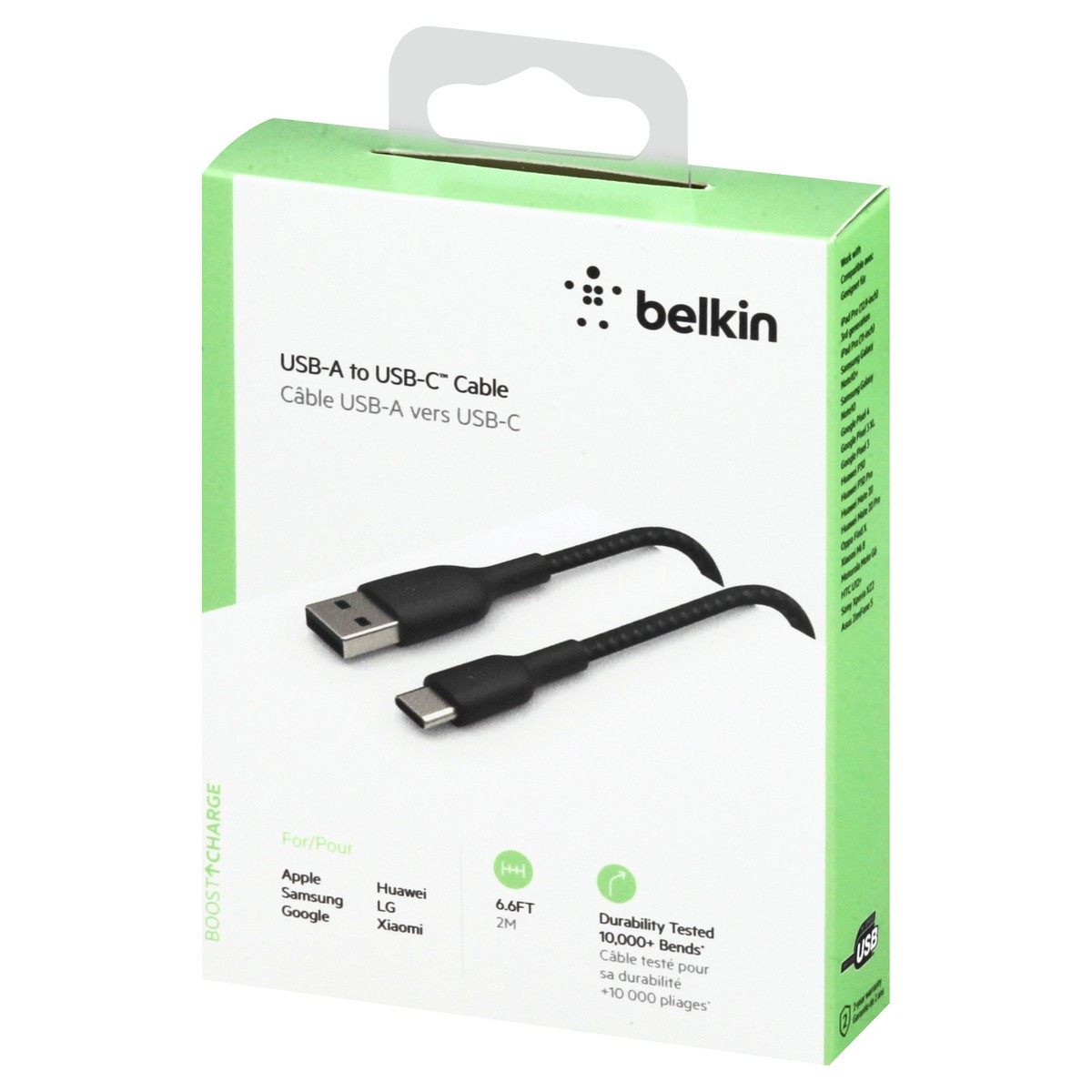 slide 4 of 9, Belkin BoostCharge 6.6 Feet USB-A to USB-C Cable 1 ea, 1 ct