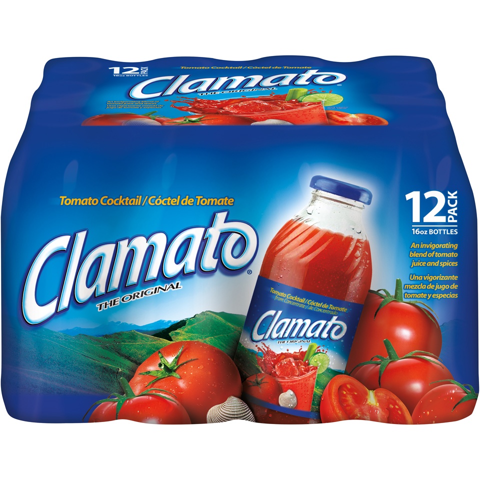 slide 2 of 2, Clamato Original Tomato Cocktail, 16 fl oz