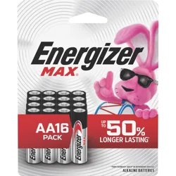 Energizer Max AAA Alkaline Batteries 16 Each