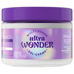Aussie Ultra Wonder Gel Crème All-in-1 Moisturizing Hold Styler, Gel + Cream, for All Hair Types and Curls, 10.1 oz