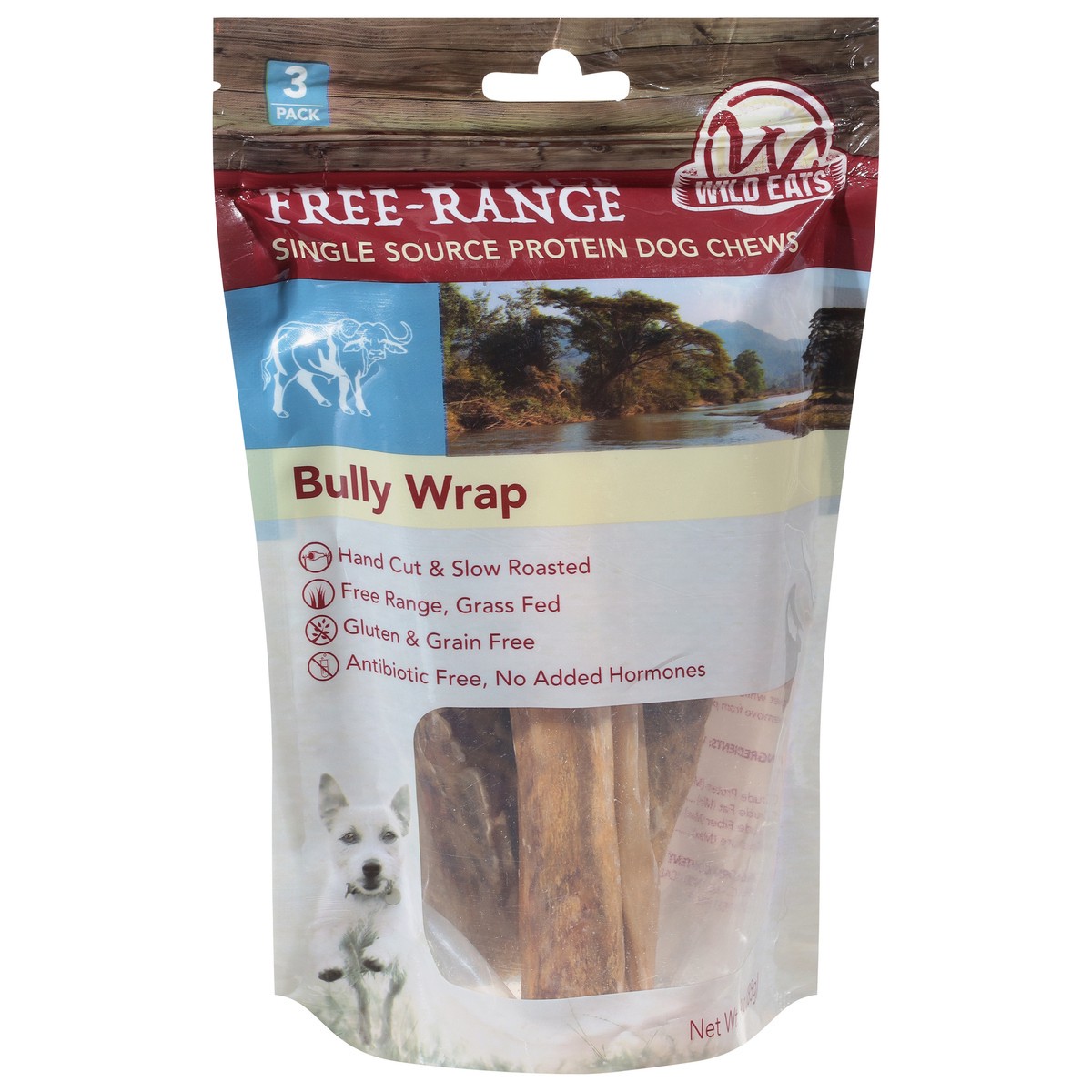 slide 2 of 13, Wild Eats Free-Range Tail with Jerky Dog Chews 3 ea, 3 ct