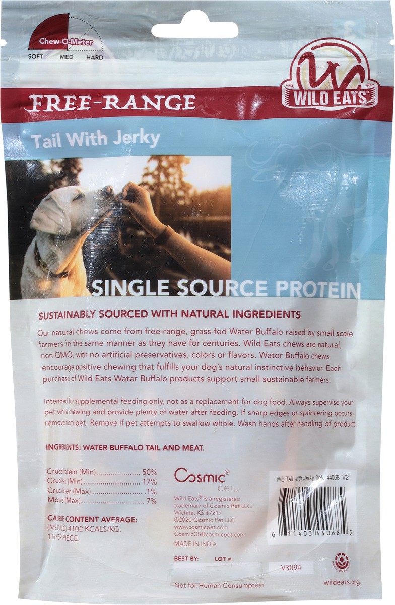 slide 10 of 13, Wild Eats Free-Range Tail with Jerky Dog Chews 3 ea, 3 ct