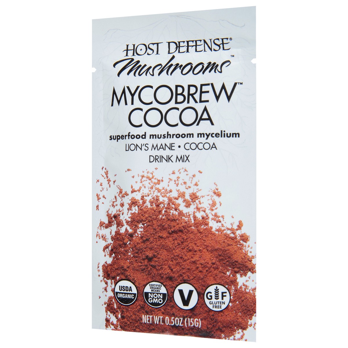 slide 4 of 14, Host Defense Mushrooms MycoBrew Cocoa Drink Mix 0.5 oz, 0.5 oz