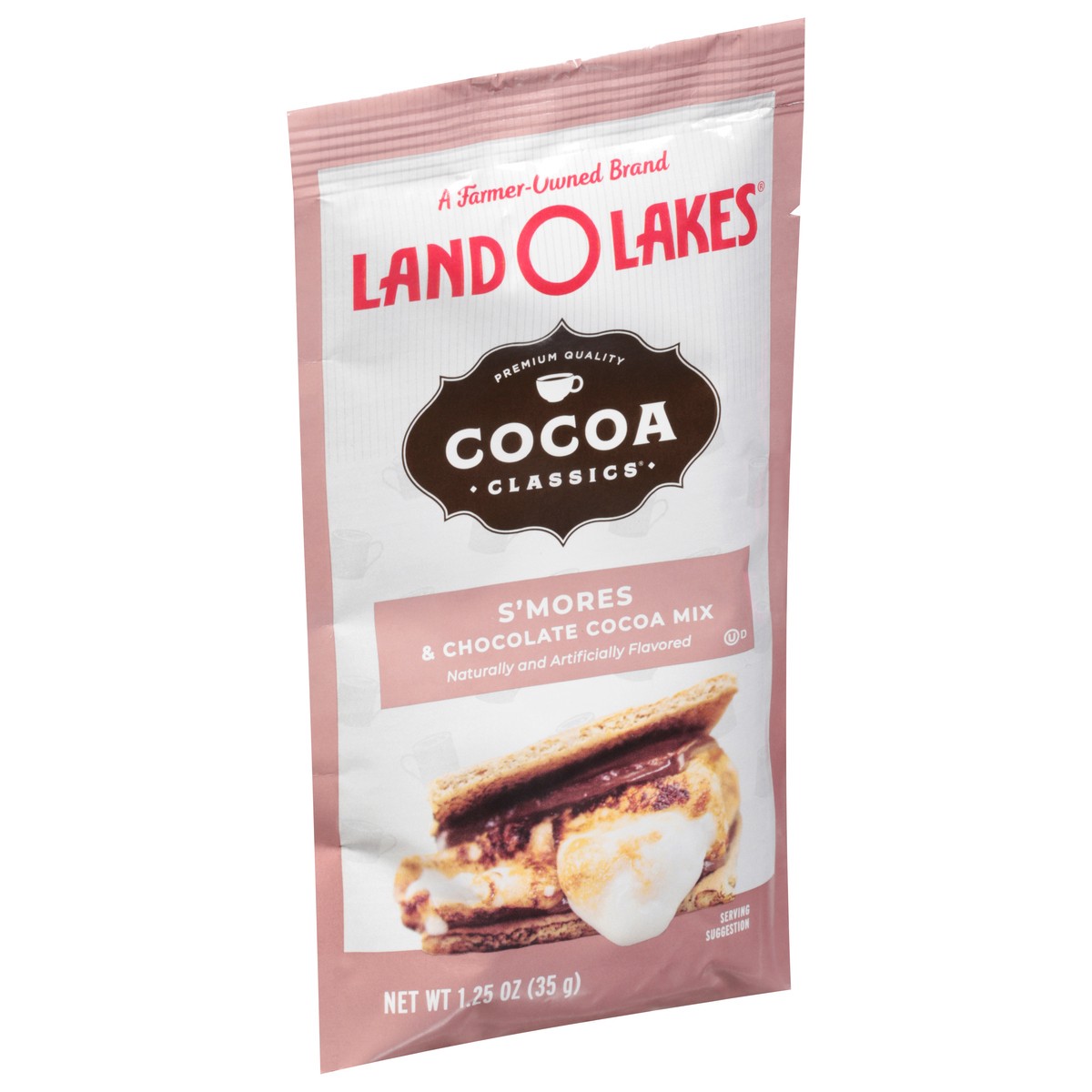 slide 9 of 9, Land O'Lakes Cocoa Classics S'Mores & Chocolate Hot Cocoa Mix - 1.25 oz, 1.25 oz