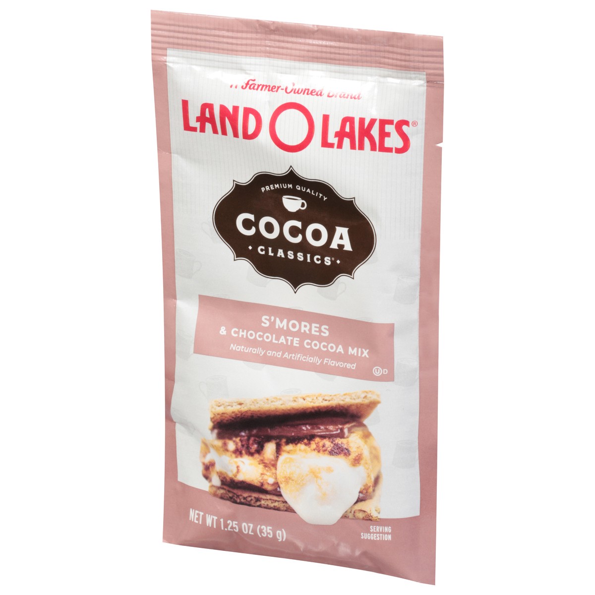 slide 5 of 9, Land O'Lakes Cocoa Classics S'Mores & Chocolate Hot Cocoa Mix - 1.25 oz, 1.25 oz