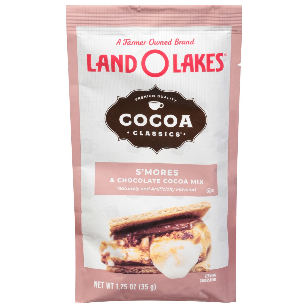 slide 1 of 9, Land O'Lakes Cocoa Classics S'Mores & Chocolate Hot Cocoa Mix - 1.25 oz, 1.25 oz