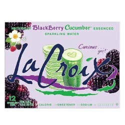 La Croix Blackberry Cucumber Sparkling Water, 12 pk