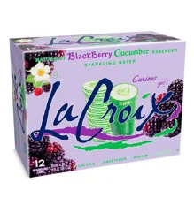 La Croix Blackberry Cucumber Sparkling Water, 12 pk
