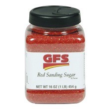 slide 1 of 1, GFS Red Sanding Sugar, 16 oz