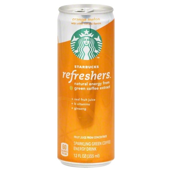 slide 1 of 4, Starbucks Refreshers Orange Melon Energy Drink - 12 fl oz, 12 fl oz