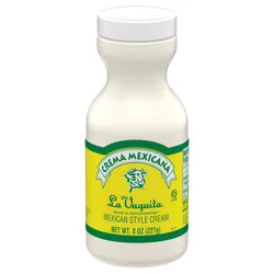 La Vaquita Grade A Pasteurized Mexican Style Cream 8 oz