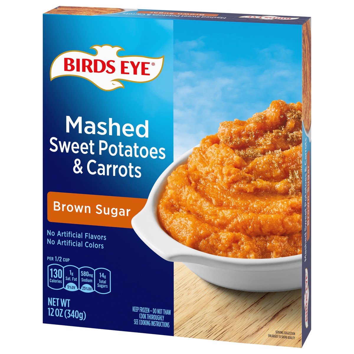 slide 3 of 11, Birds Eye Birds' Eye Mashed Sweet Potatoes & Carrots With Brown Sugar, 12 oz
