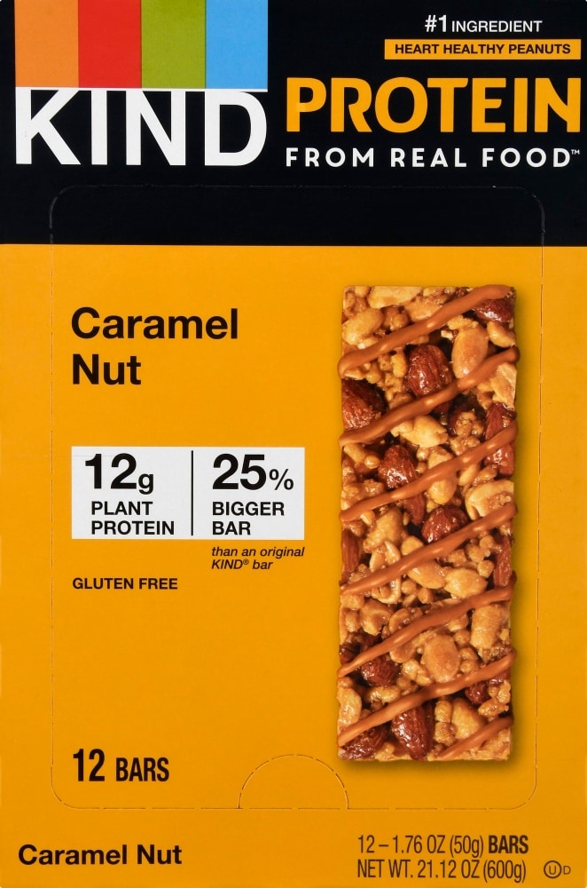 slide 1 of 1, Kind Protein Bars Toasted Caramel Nut, 12 ct; 1.4 oz