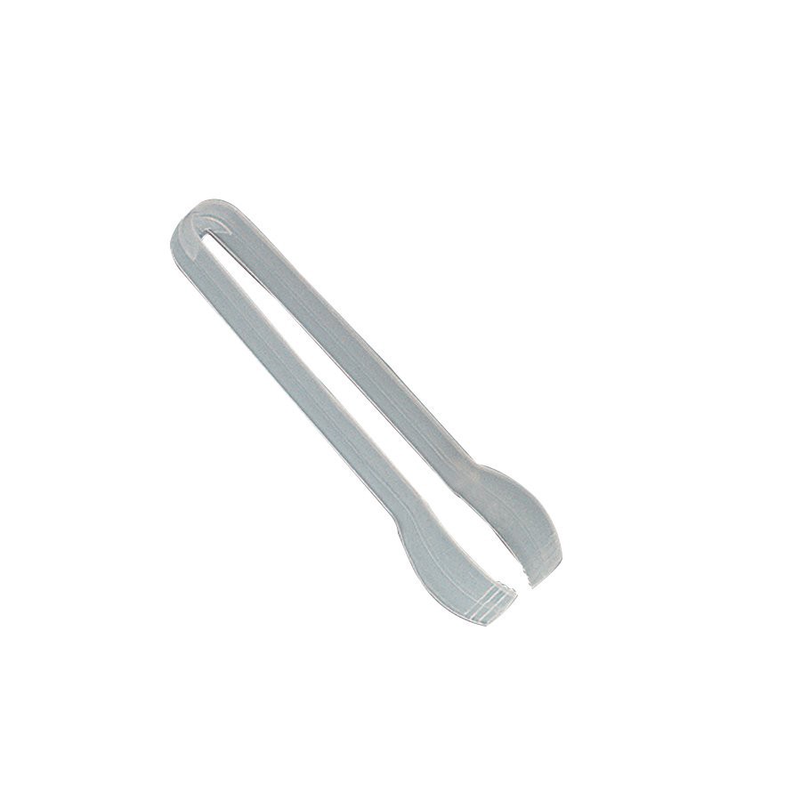 slide 1 of 1, Unique Industries Mini Clear Plastic Tongs, 12 ct