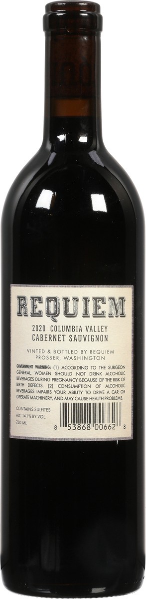 slide 8 of 9, Requiem Requium Cabernet Sauv, 750 ml
