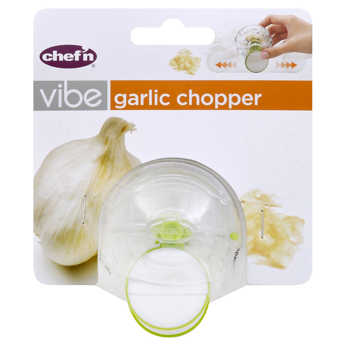 slide 2 of 3, Chef'n White/Sprout Garlic Chopper, 1 ct