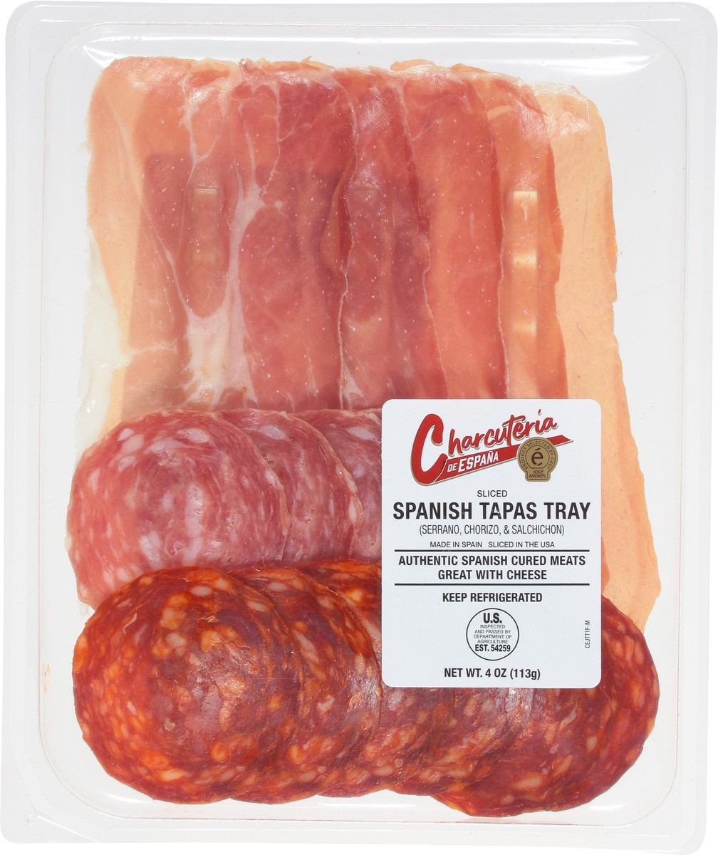 slide 12 of 14, Charcuteria de Espana Sliced Spanish Tapas Tray 4 oz, 4 oz