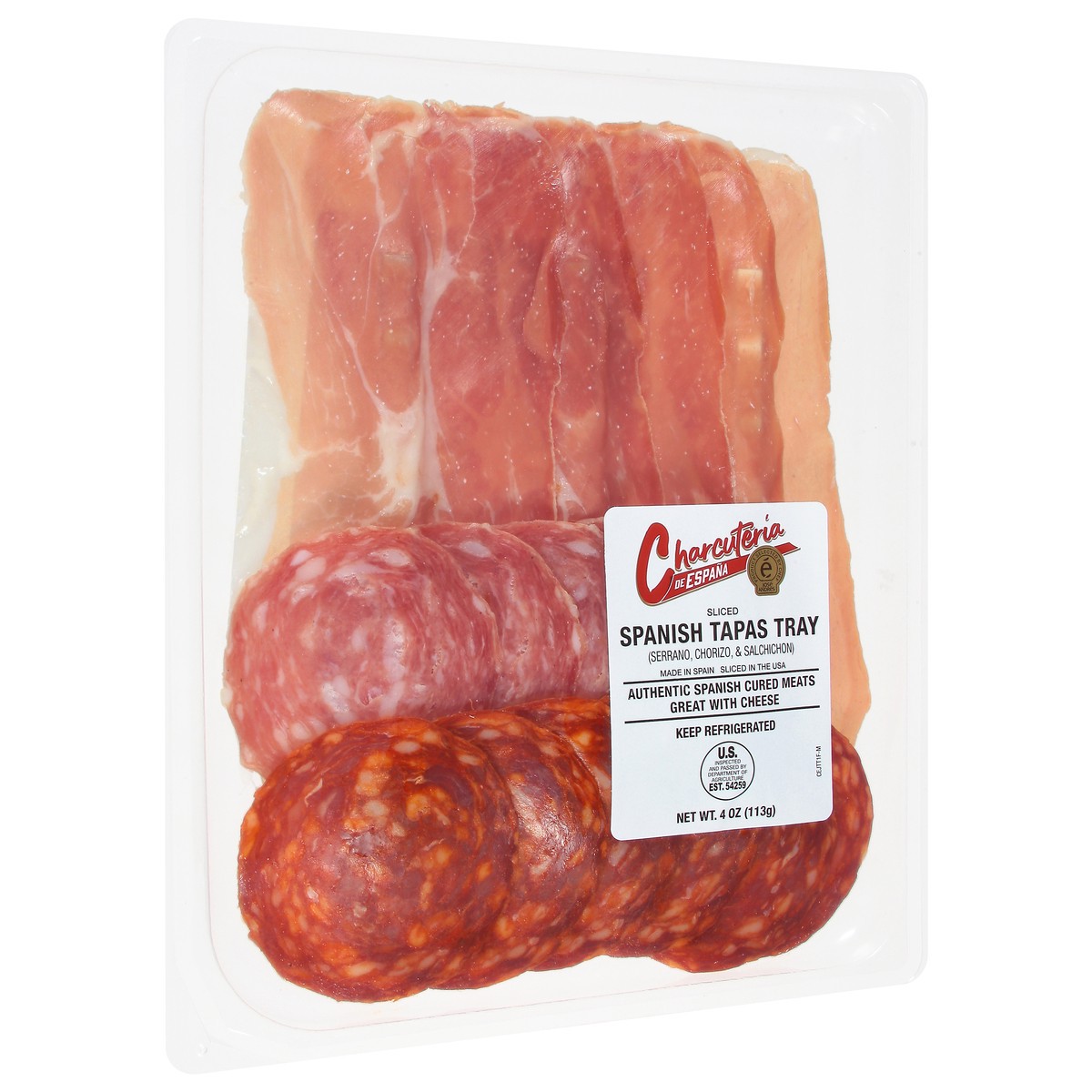 slide 14 of 14, Charcuteria de Espana Sliced Spanish Tapas Tray 4 oz, 4 oz