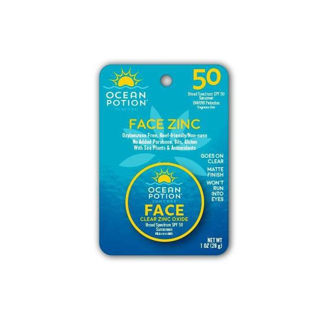 slide 1 of 2, Ocean Potion Face Zinc Sunscreen SPF 50, 1 oz