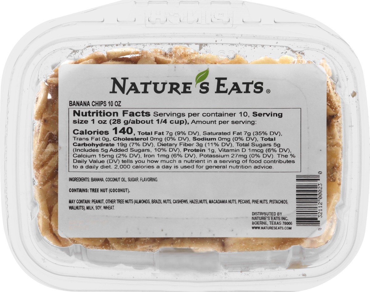 slide 8 of 10, Nature's Eats Banana Chips 10 oz, 10 oz