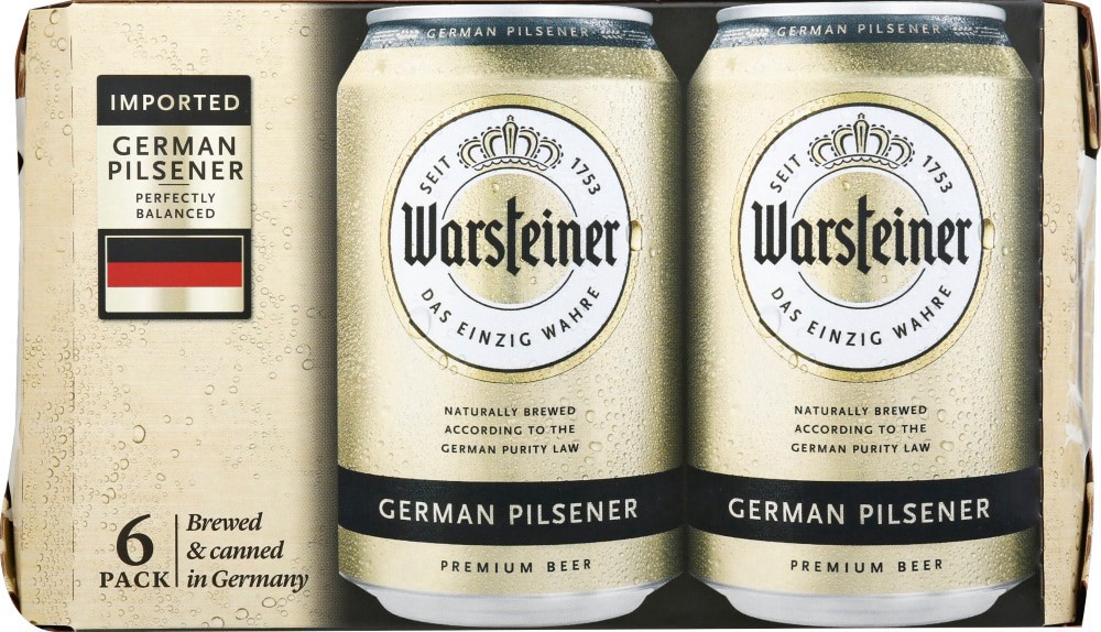 slide 1 of 1, Warsteiner German Pilsene, 1 ct