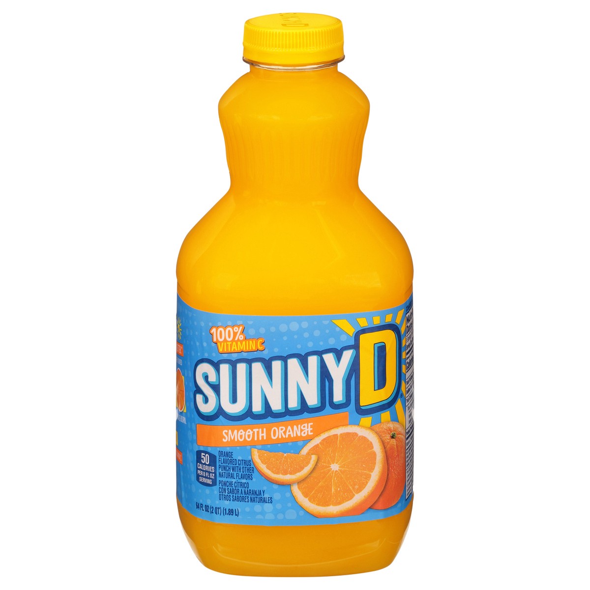 slide 1 of 10, Sunny D Sunnyd Smooth Orange Juice Drink, 64 Fl Oz Bottle, 64 fl oz