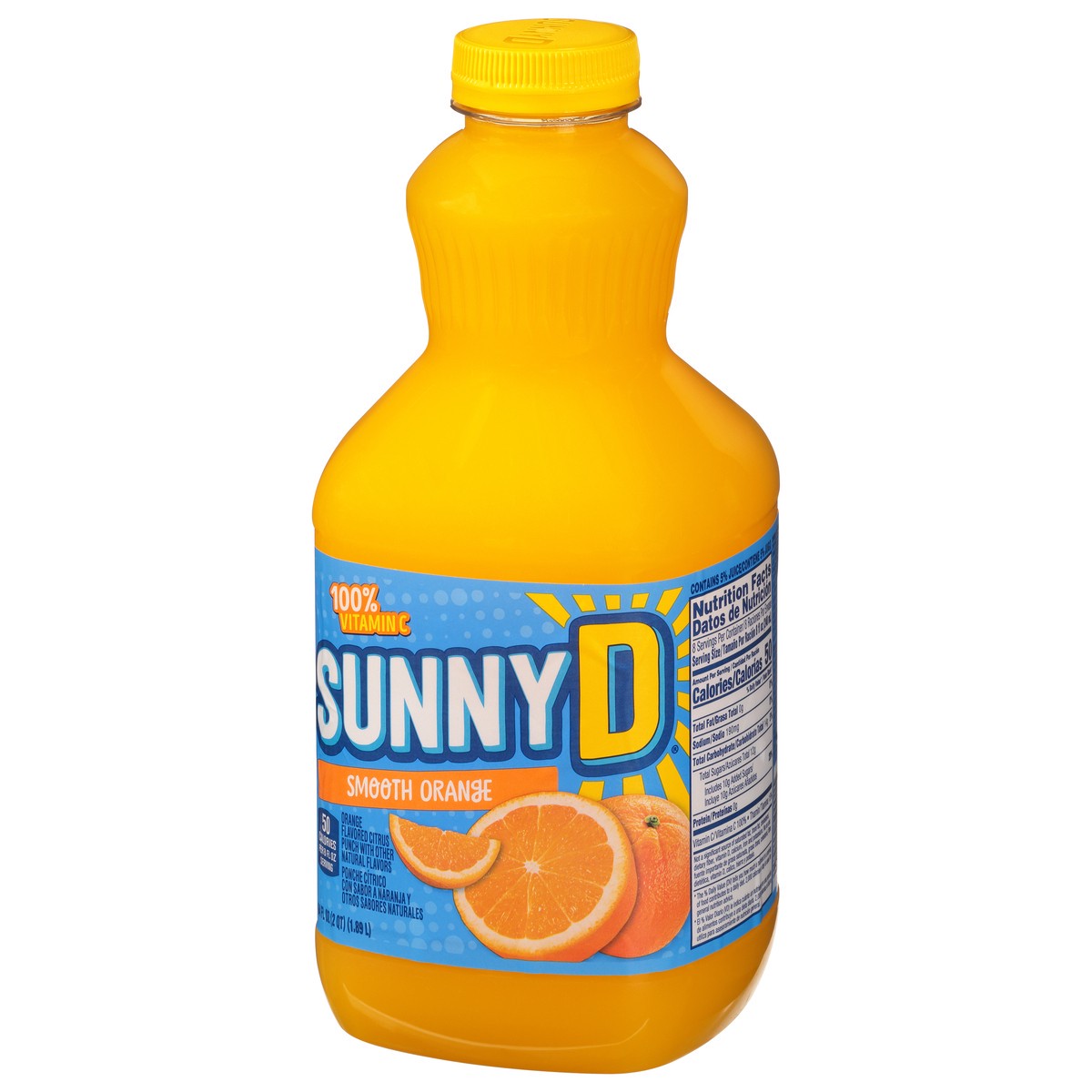 slide 7 of 10, Sunny D Sunnyd Smooth Orange Juice Drink, 64 Fl Oz Bottle, 64 fl oz