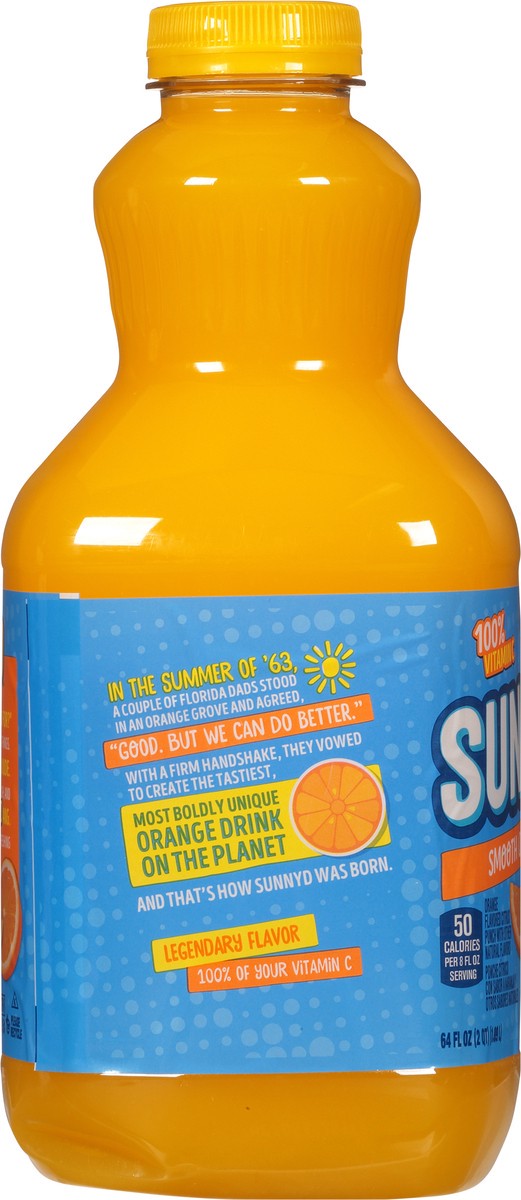 slide 2 of 10, Sunny D Sunnyd Smooth Orange Juice Drink, 64 Fl Oz Bottle, 64 fl oz