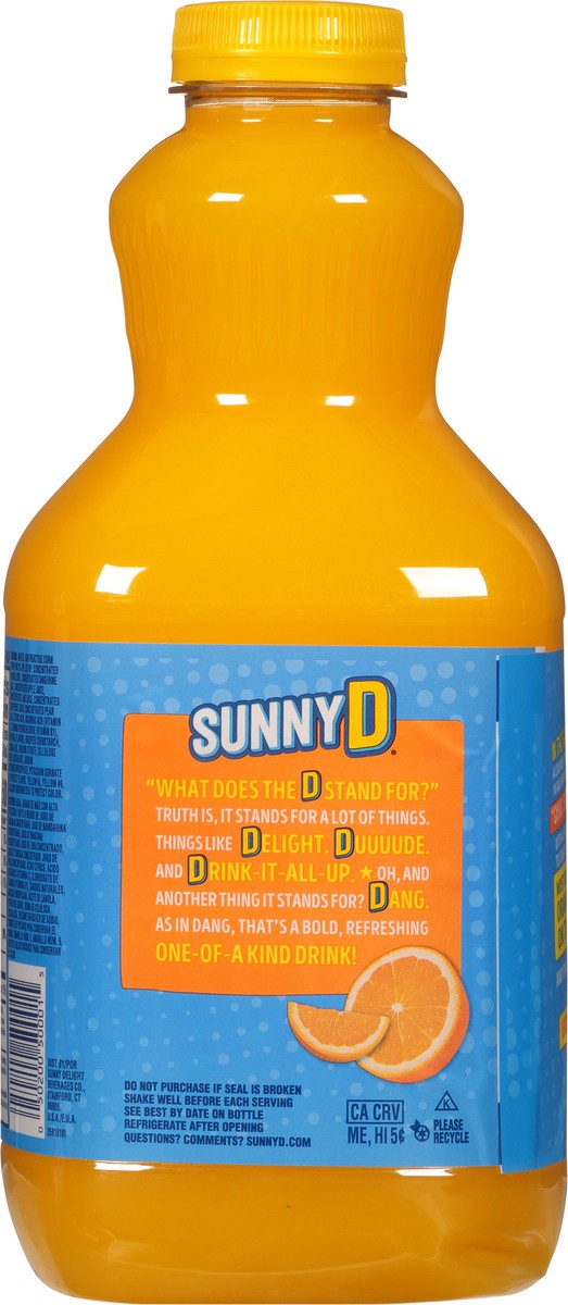 slide 8 of 10, Sunny D Sunnyd Smooth Orange Juice Drink, 64 Fl Oz Bottle, 64 fl oz