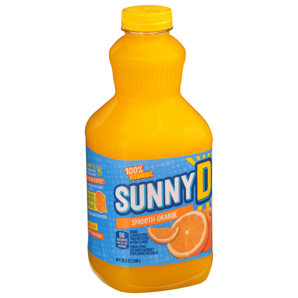 slide 9 of 10, Sunny D Sunnyd Smooth Orange Juice Drink, 64 Fl Oz Bottle, 64 fl oz