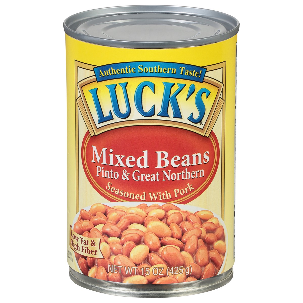 slide 1 of 9, Luck's Pinto & Great Northern Mixed Beans 15 oz, 15 oz