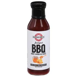 Backyard Food Co Honey Barbecue Sauce 15 oz