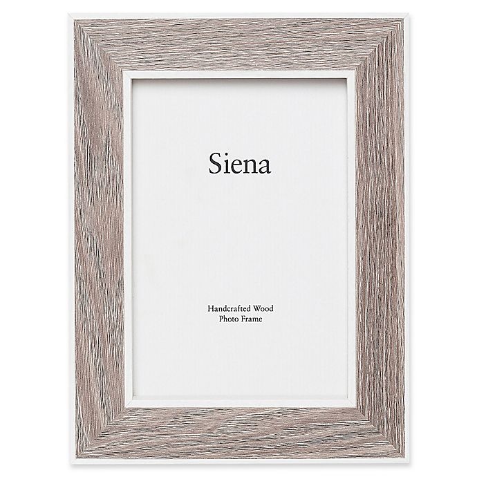 slide 1 of 1, Siena Weathered Wood Frame - Taupe/Grey, 4 in x 6 in