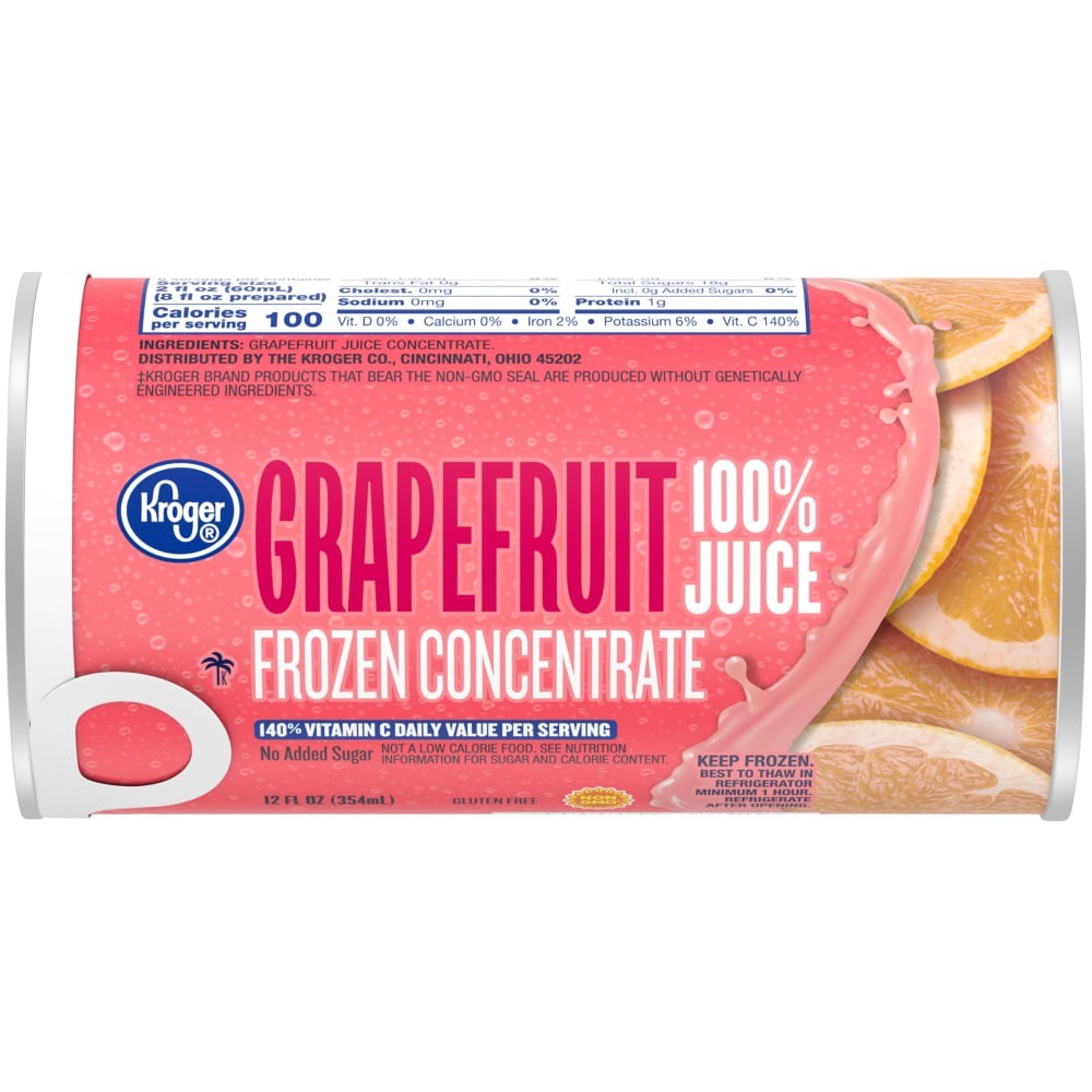 slide 2 of 3, Kroger Frozen Grapefruit Juice, 12 fl oz