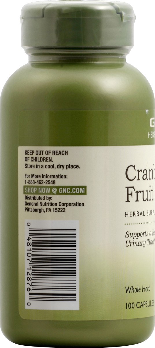 slide 2 of 6, GNC Cranberry Fruit 100 ea, 100 ct